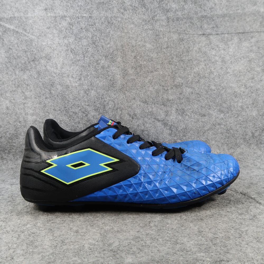 Lotto Shoes Soccer Cleats Mens 9.5 Forza Elite 2 Blue Black Lace Up Sportswear